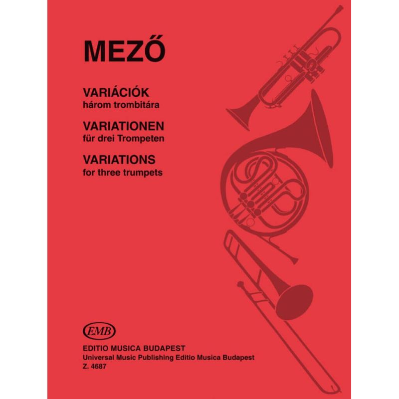 Mezö, Imre - Variations for three trumpets