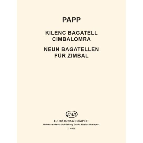 Papp, Lajos - 9 Bagatelles