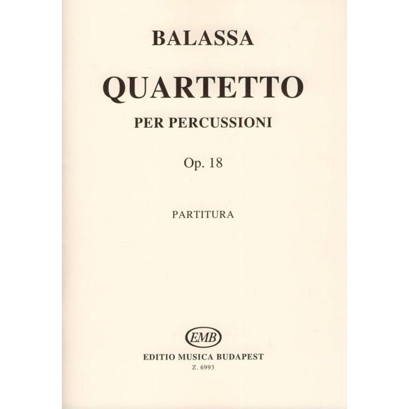 Balassa, Sándor - Quartetto per percussioni