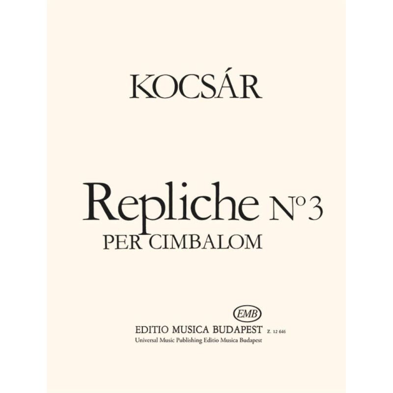 Kocsár, Miklós - Repliche No. 3