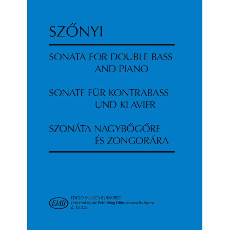 Szönyi, Erzsébet - Sonata