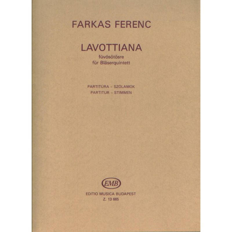 Farkas, Ferenc - Lavottiana Pts