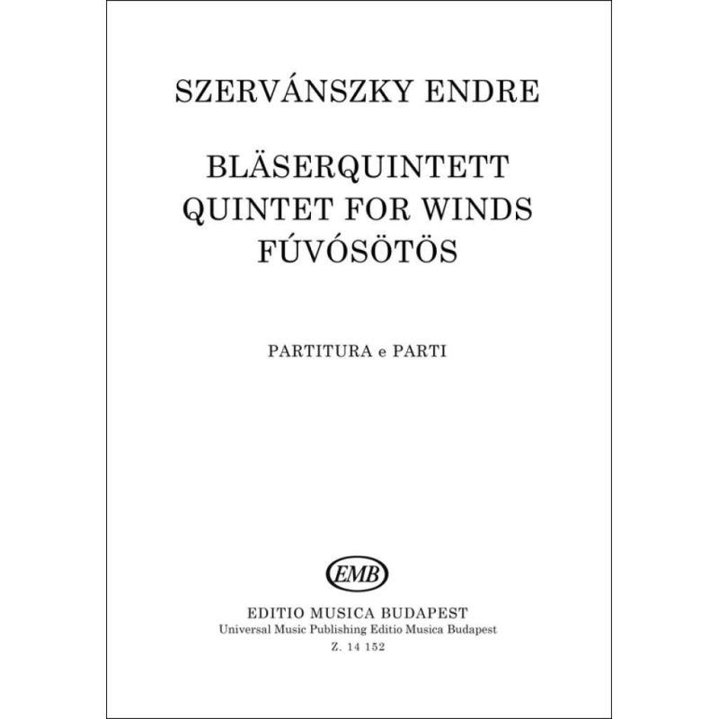 Szervánszky, Endre - Quintet for Winds