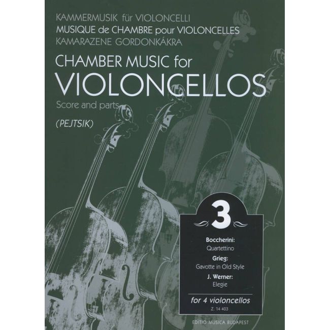 Chamber Music for Cellos Vol.3 (sc/pts)