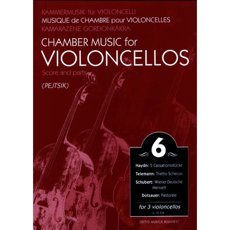 Chamber Music for Cellos Vol.6 (sc/pts)