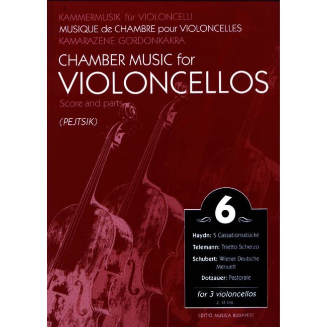 Chamber Music for Cellos Vol.6 (sc/pts)