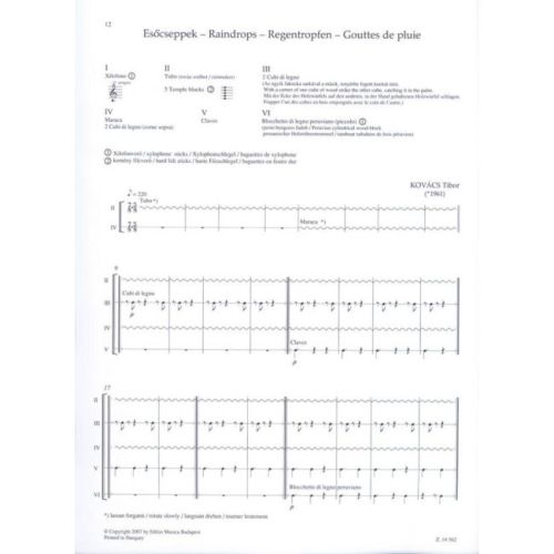 Chamber music for percussion