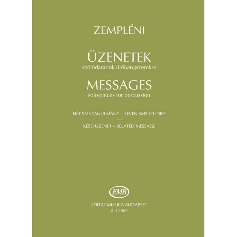 Zempléni, László - Messages - solo pieces for percussion