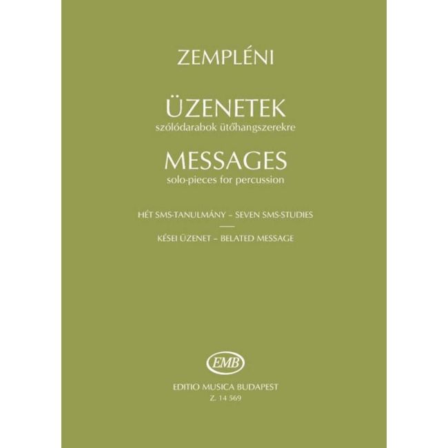 Zempléni, László - Messages - solo pieces for percussion