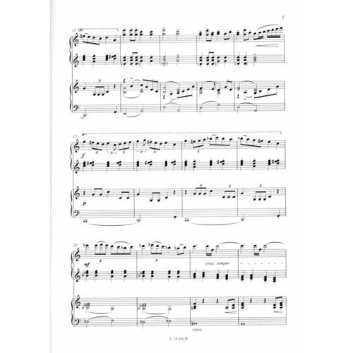 Csengery, Daniel - Concertino (2 piano reduction)