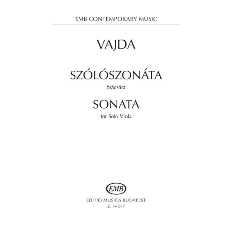 Vajda, János - Sonata (solo viola)