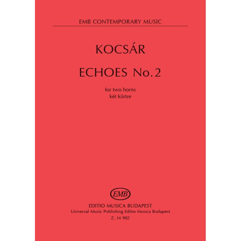 Kocsár, Miklós - Echoes No.2 (two horns)