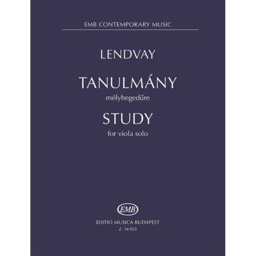 Lendvay, Kamilló - Study...