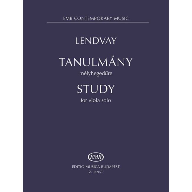 Lendvay, Kamilló - Study (solo viola)