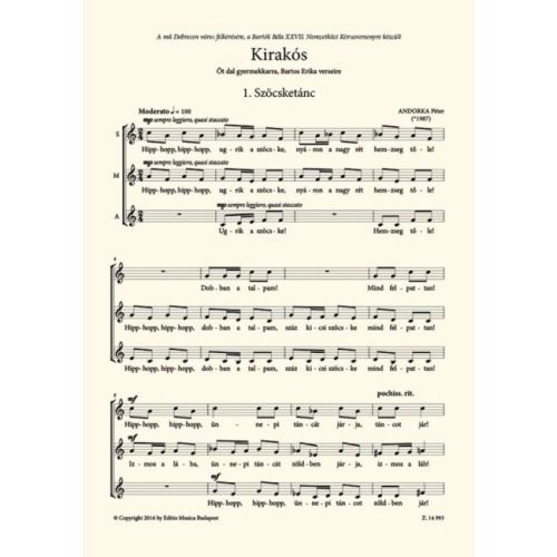 Andorka, Péter - Kirakos (children's choir)