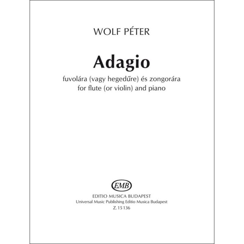 Wolf, Peter - Adagio (flute or violin and piano)