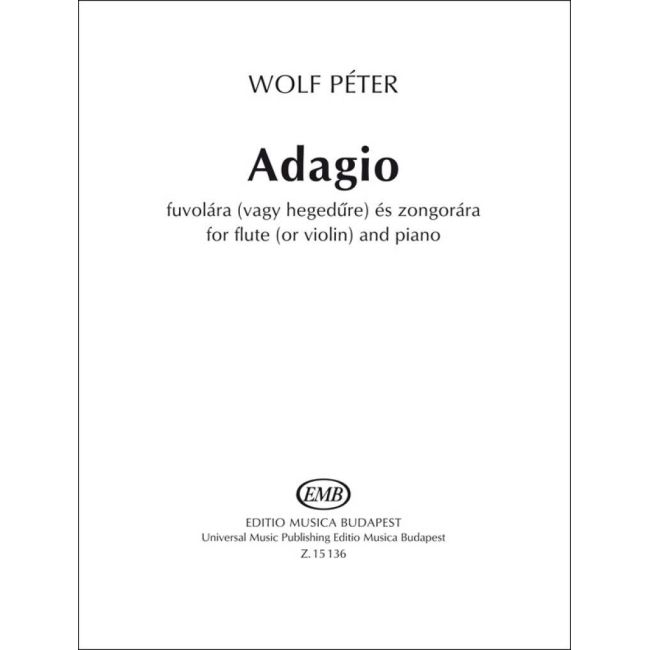 Wolf, Peter - Adagio (flute or violin and piano)