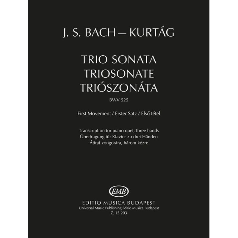 Bach, Johann Sebastian - Trio Sonata BWV 525 First Movement