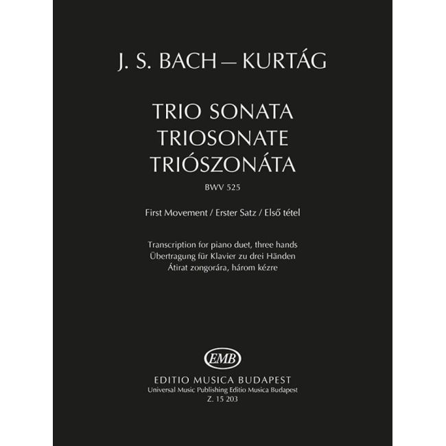 Bach, Johann Sebastian - Trio Sonata BWV 525 First Movement