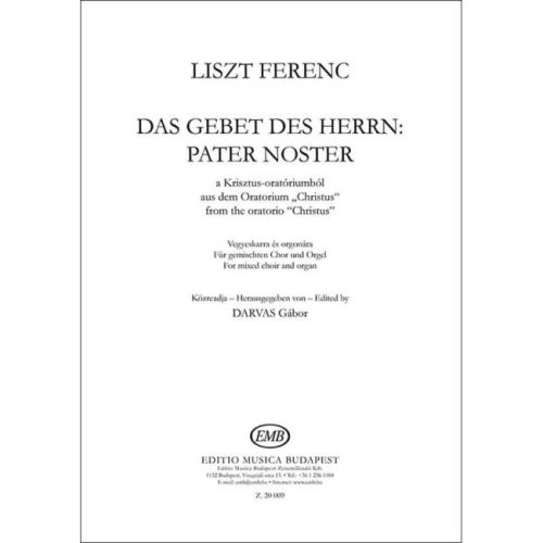 Liszt, Franz - Das Gebet...