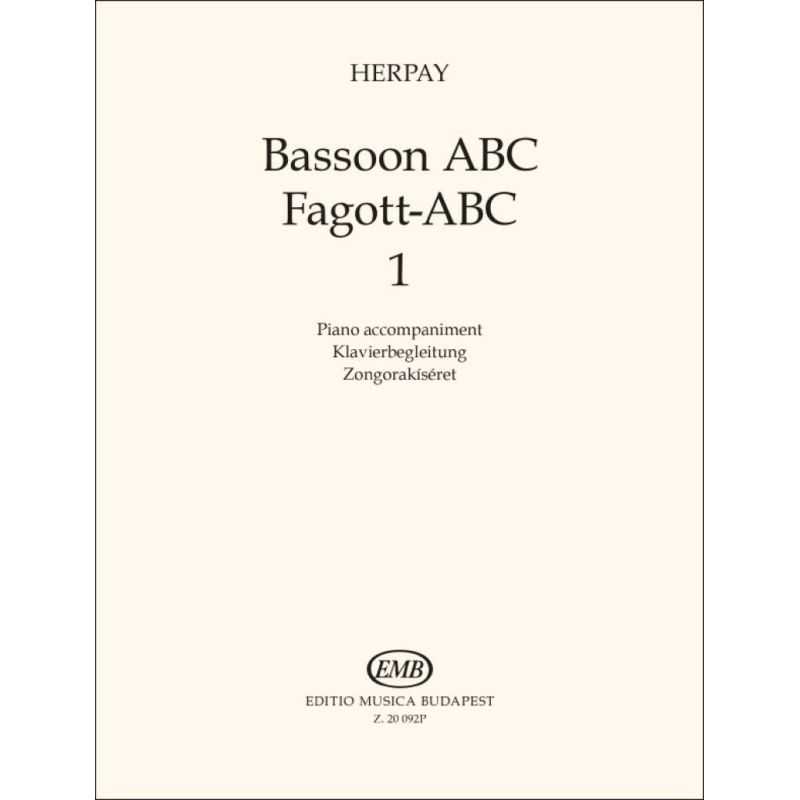 Herpay, Agnes - Bassoon ABC 1 (piano accompaniment)