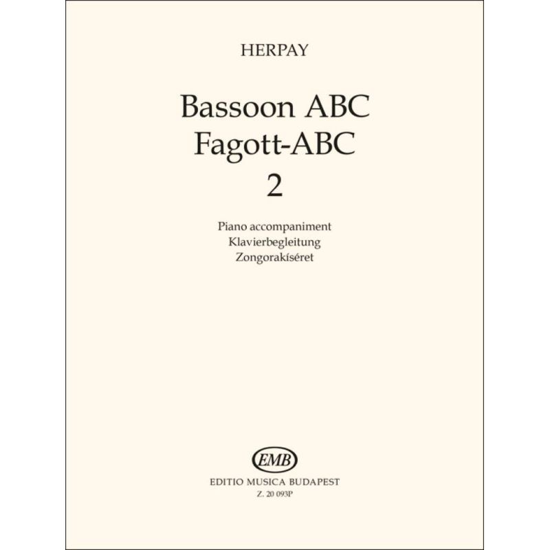 Herpay, Agnes Maria - Bassoon ABC 2 (piano accompaniment)