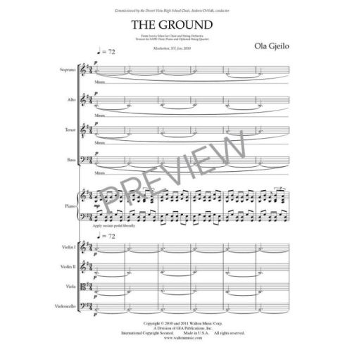 Gjeilo, Ola - The Ground (from SUNRISE MASS)