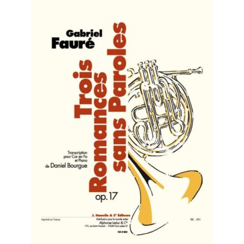 Fauré, Gabriel - 3 Romances...