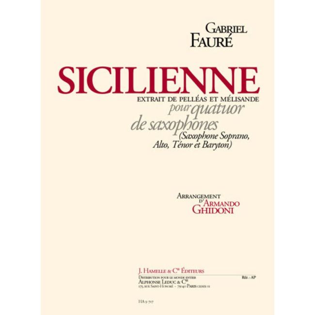 Fauré, Gabriel - Sicilienne Op.78