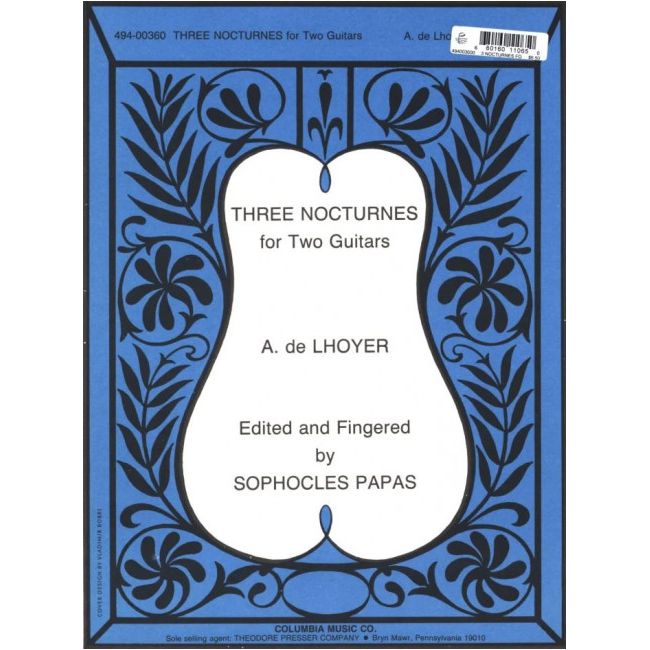 Lhoyer, Antoine de - Three Nocturnes