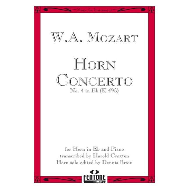 Mozart, Wolfgang Amadeus - Concerto No.4 In E Flat K495