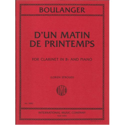 Boulanger, Lili - D’un matin de printemps