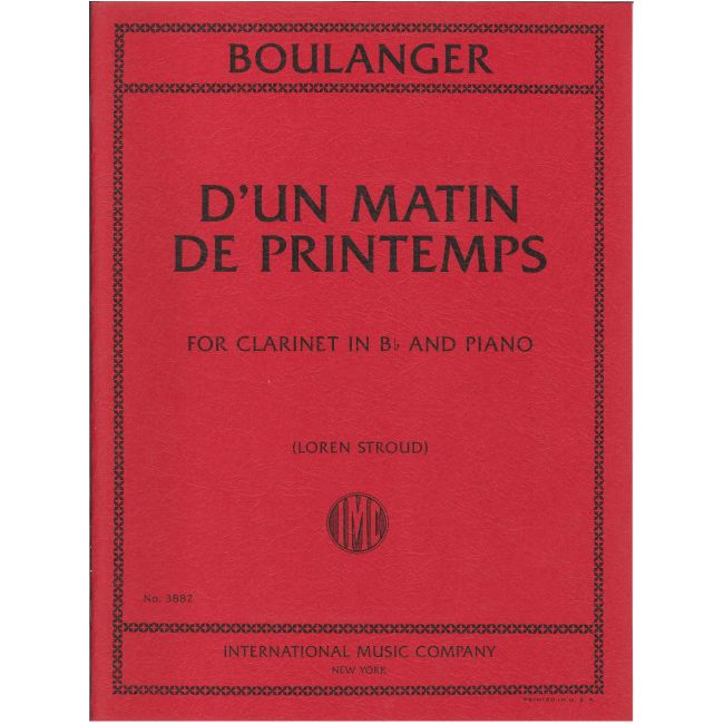 Boulanger, Lili - D’un matin de printemps