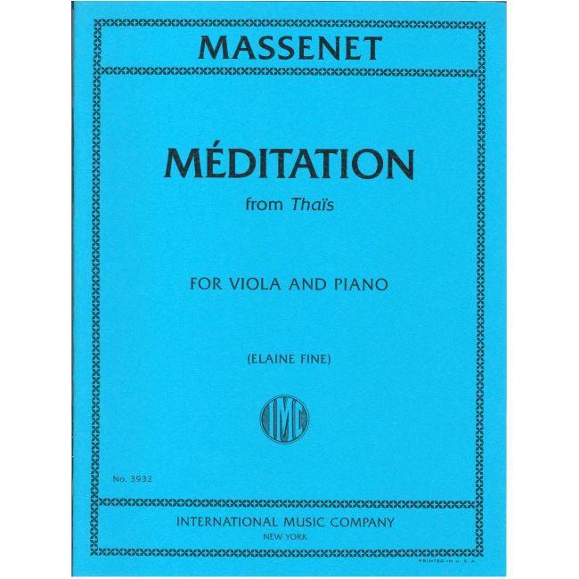 Massenet, Jules Émile Frédéric - Meditation