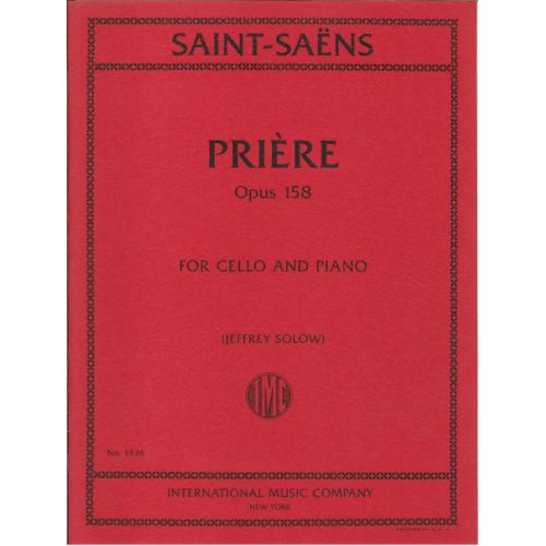 Saint-Saëns, Camille - Priere op. 158