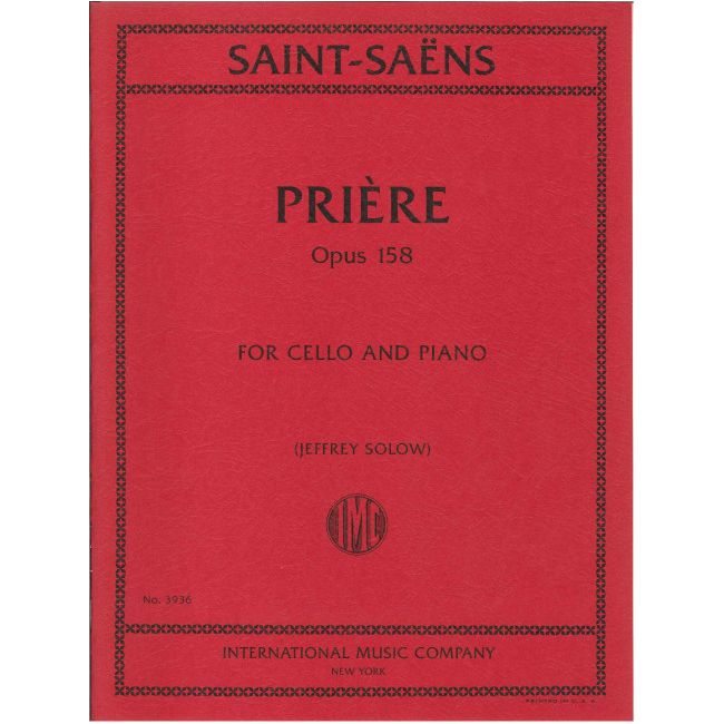 Saint-Saëns, Camille - Priere op. 158