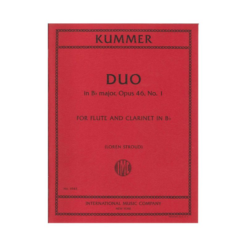 Kummer, Kaspar - Duo in Bb Major op. 46/1