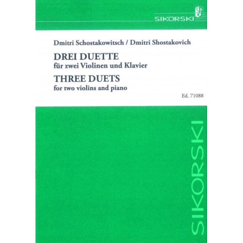 Shostakovich, Dmitri - Three Duets