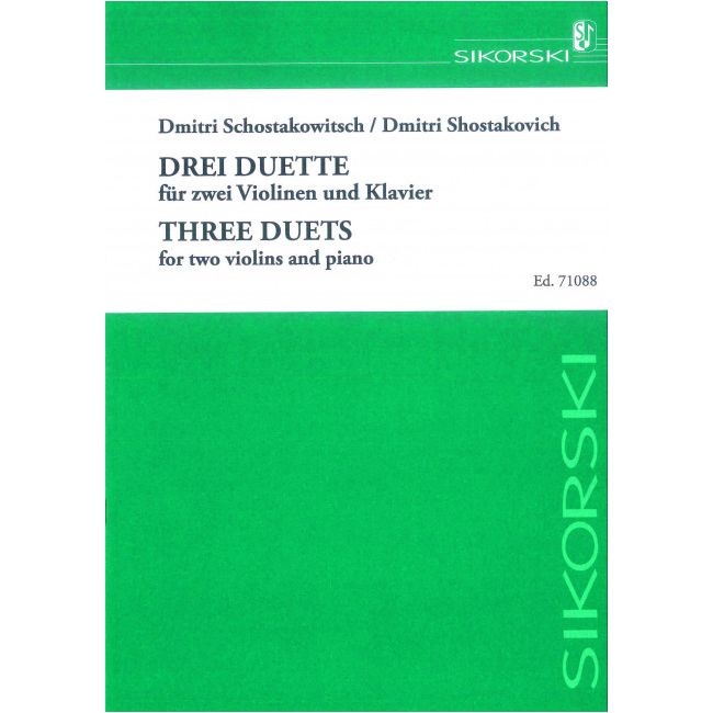 Shostakovich, Dmitri - Three Duets