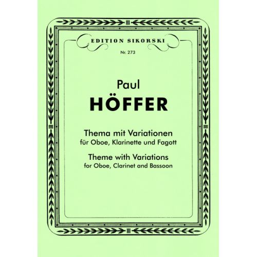 Hoeffer, Paul - Thema mit Variationen