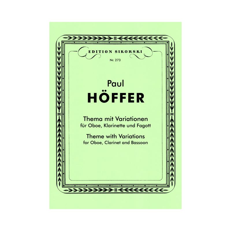 Hoeffer, Paul - Thema mit Variationen