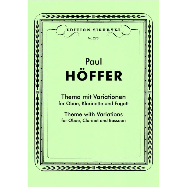 Hoeffer, Paul - Thema mit Variationen