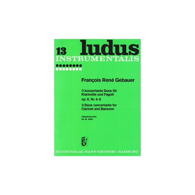 Gebauer, Francois René - 6 konzertante Duos op. 8/4-6