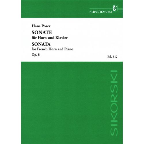 Poser, Hans - Sonate op. 8