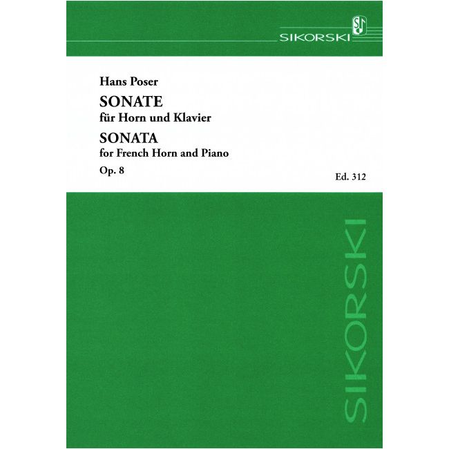 Poser, Hans - Sonate op. 8