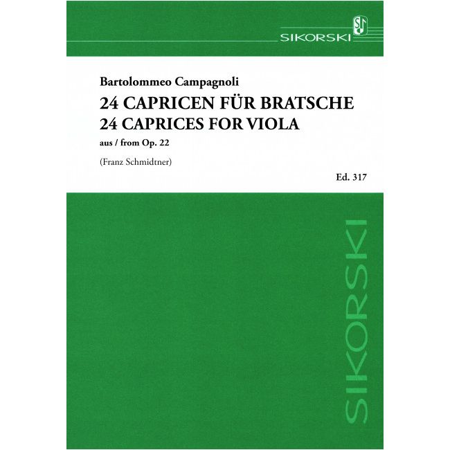 Campagnoli, Bartolomeo - 24 Capricen op. 22