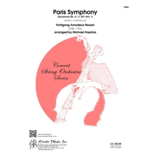 Mozart, Wolfgang Amadeus - Paris Symphony