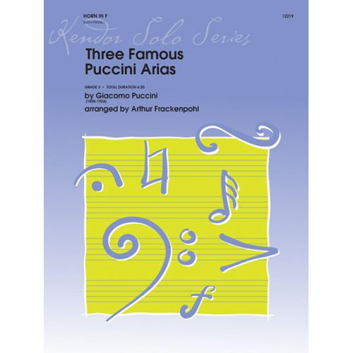 Three Famous Puccini Arias