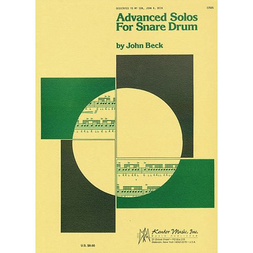 Beck, John H. - Advanced Solos For Snare Drum