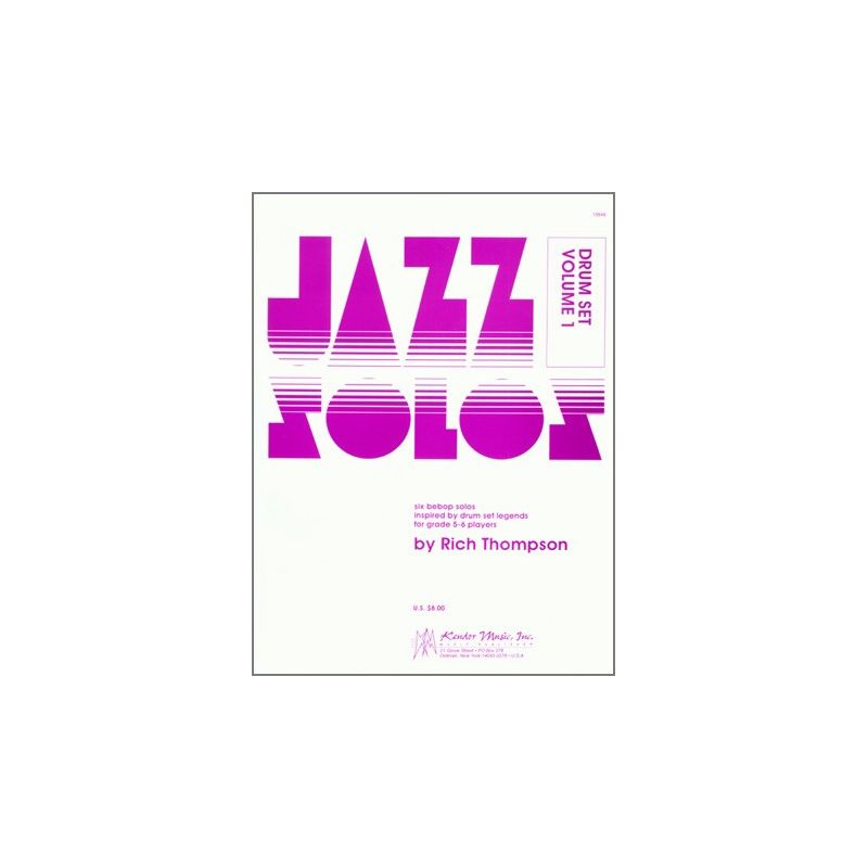 Thompson, Rich - Jazz Solos For Drum Set Vol. 1